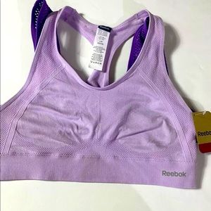 Reebok Women's Large Purple & Lavender Racerback Sports Bra - NWT